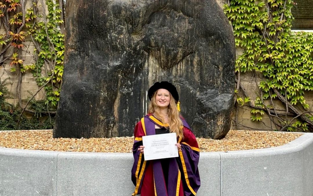 July 2024: Millie is awarded her PhD