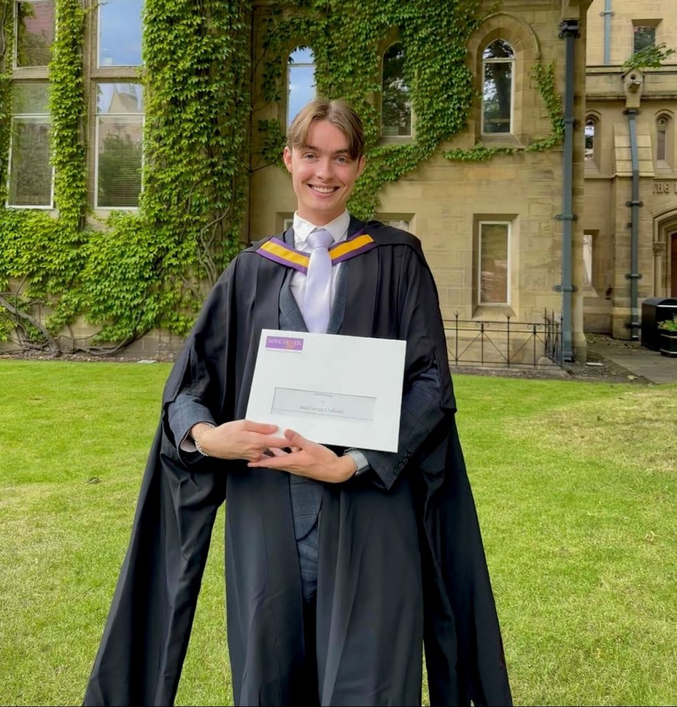 Milo at his graduation