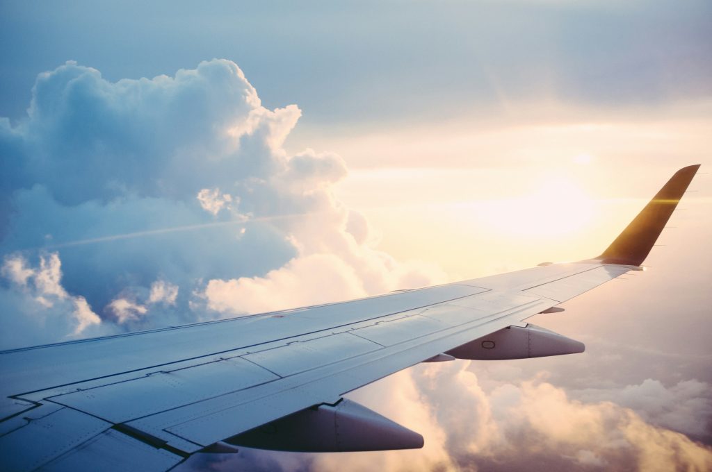 A view from an aeroplane