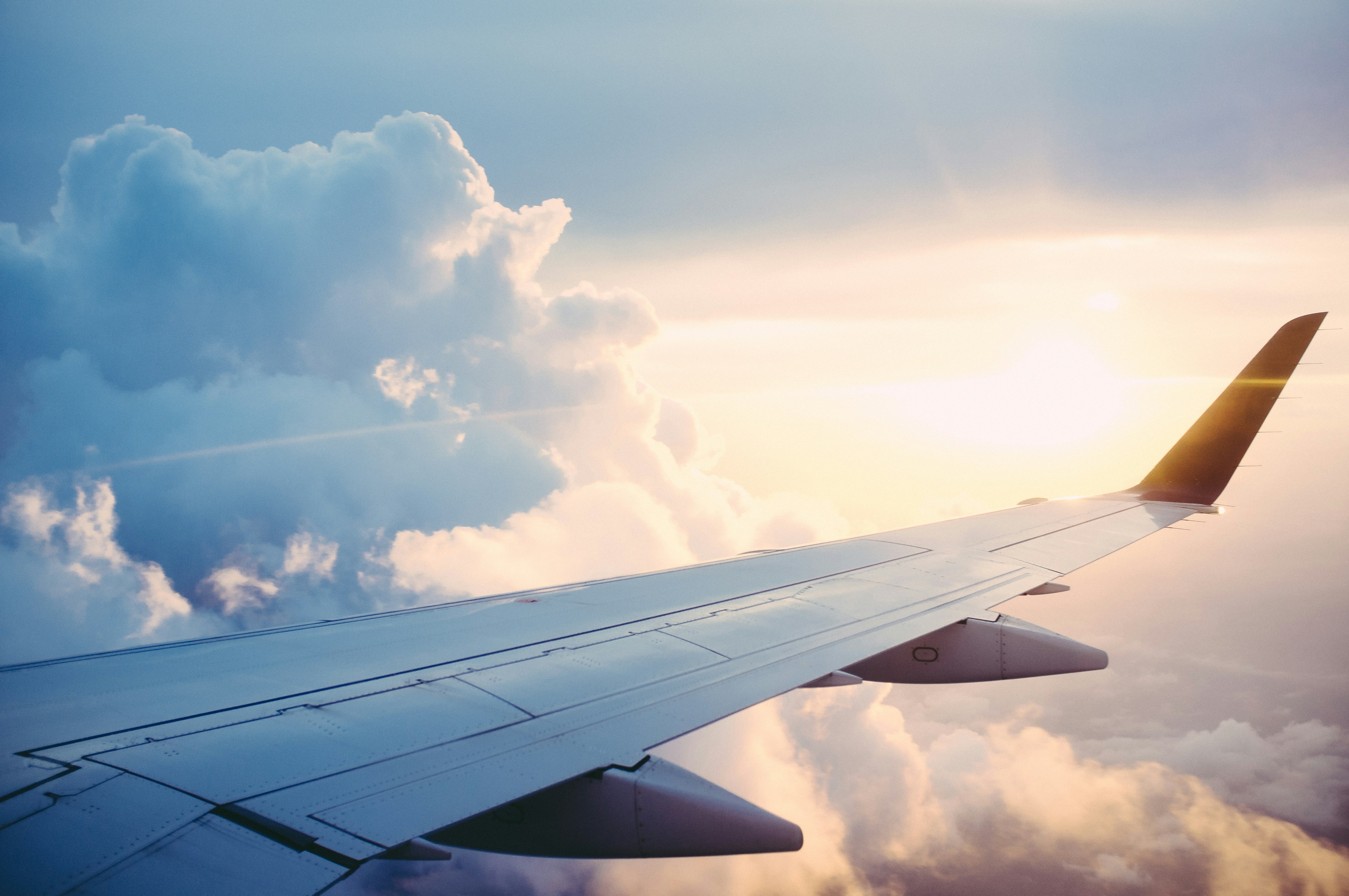 A view from an aeroplane