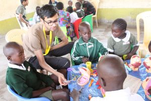 Students led sessions with primary school children