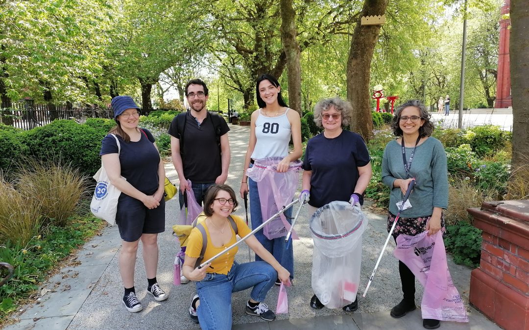 The SHS Environmental Sustainability Champions Network take on Whitworth Park