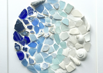 Blue Glass Mosaic