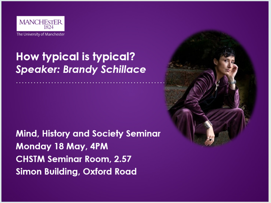 Poster for Brandy Schillace talk