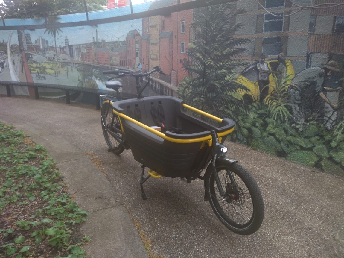 An e-bike on a path